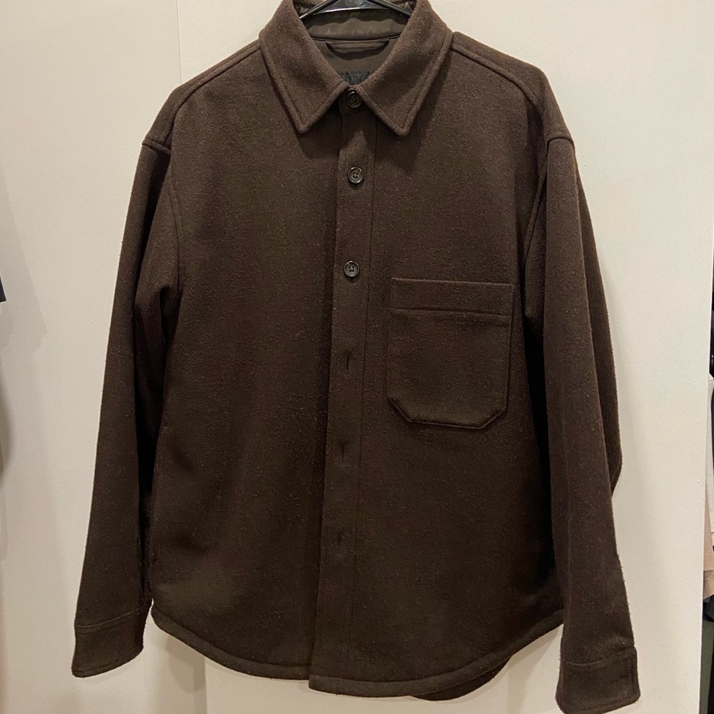 Uniqlo Dark Brown Overshirt Jacket